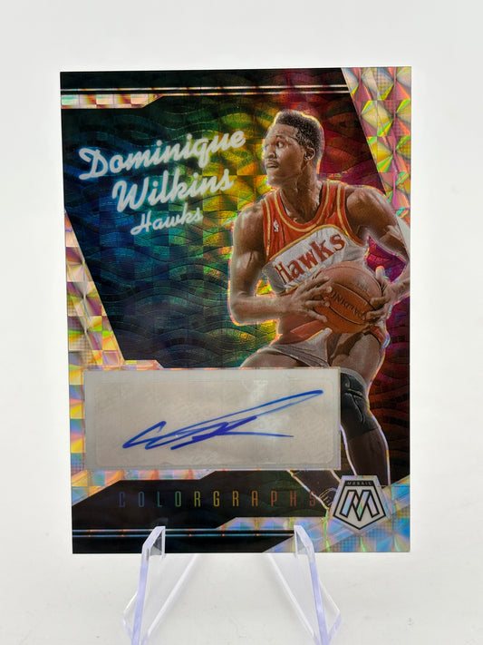 2024-25 Panini Mosaic Basketball - Dominique Wilkins Colorgraphs Auto FRENLY BRICKS - Open 7 Days