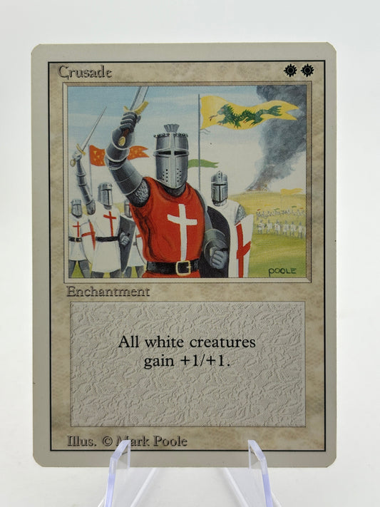 Magic The Gathering Vintage - Crusade Enchantment LP Rare Banned FRENLY BRICKS - Open 7 Days