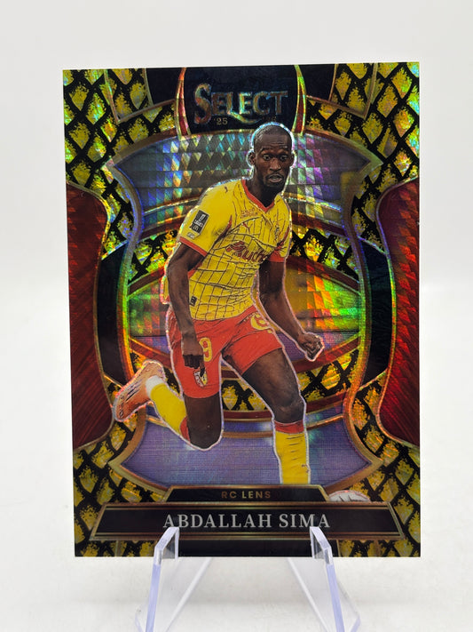 2025-26 Panini Select Ligue 1 Mcdonalds - Abdallah Sima 02/10 Gold Dragon Scale