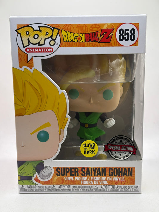 Funko POP! Animation Dragon Ball Z #858 Super Saiyan Gohan Special Glow