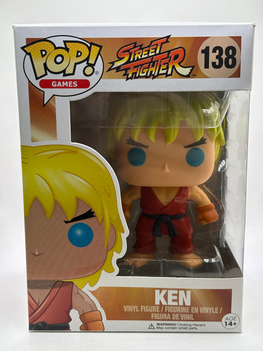 Funko POP! Games Street Fighter #138 Ken Vinyl Figure - photo 1