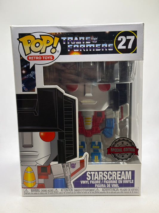 Funko POP! Retro Toys Transformers #27 Starscream Special Edition Dmg - photo 1