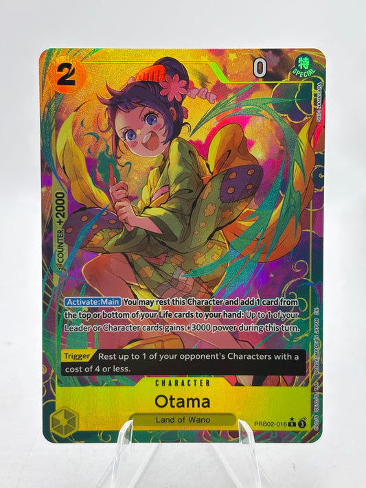 One Piece TCG PRB02 - Otama PRB02-016 R* Alternate Art NM FRENLY BRICKS - Open 7 Days