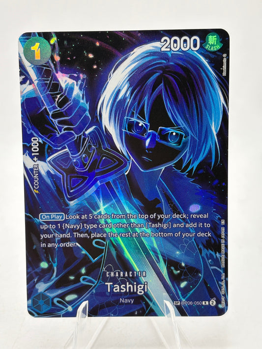 One Piece TCG OP06 - Tashigi OP06-050 R SP Alternate Art NM (1) FRENLY BRICKS - Open 7 Days