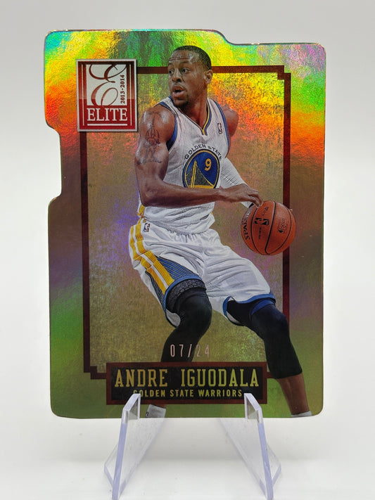 2013-14 Panini Elite Basketball - Andre Iguodala #25 Gold Diecut /24 FRENLY BRICKS - Open 7 Days