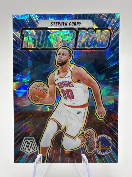 2024-25 Panini Mosaic Thunder Road Ice Mosaic Prizm /125 Stephen Curry #5 FRENLY BRICKS - Open 7 Days