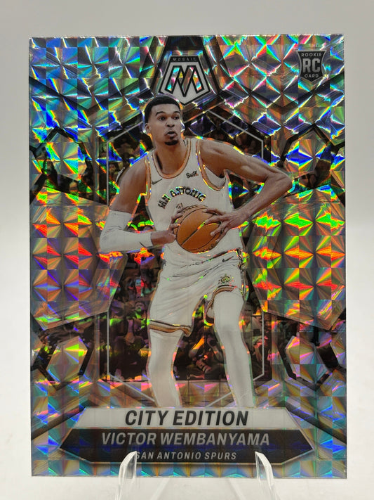 2023-24 Panini Mosaic Basketball - Victor Wembanyama #282 Silver Mosaic Rookie FRENLY BRICKS - Open 7 Days