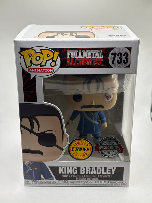 Funko POP! Animation Full Metal Alchemist #733 King Bradley Limited Chase FRENLY BRICKS - Open 7 Days