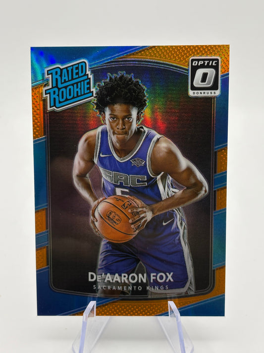 2017 Donruss Optic DE AARON FOX Rated Rookie #196 Orange /199 FRENLY BRICKS - Open 7 Days