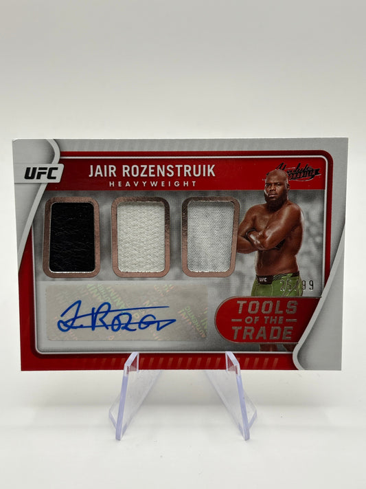 Jair Rozenstruik 2022 Chronicles UFC Tools of the Trade Auto Relic Patch /99 FRENLY BRICKS - Open 7 Days