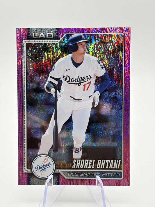 Shohei Ohtani 2026 Topps CONFETTI PINK Los Angeles Dodgers FRENLY BRICKS - Open 7 Days