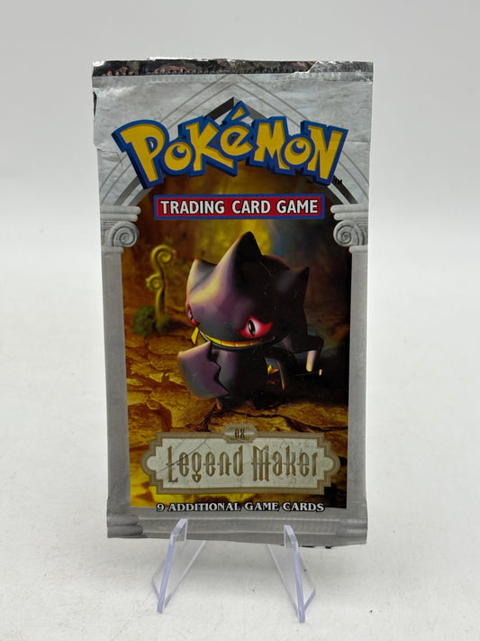 Pokemon TCG Ex Legend Maker EMPTY Banette Booster Pack OPEN FRENLY BRICKS - Open 7 Days