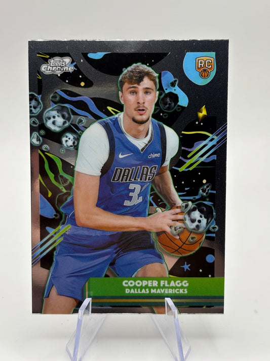 2025-26 Topps Chrome Cooper Flagg Cosmic Rookie Base Dallas Mavericks FRENLY BRICKS - Open 7 Days