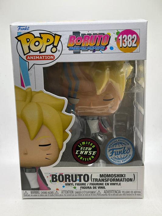 Funko POP! Animation Boruto #1382 Boruto Momoshiki Limited Glow Chase