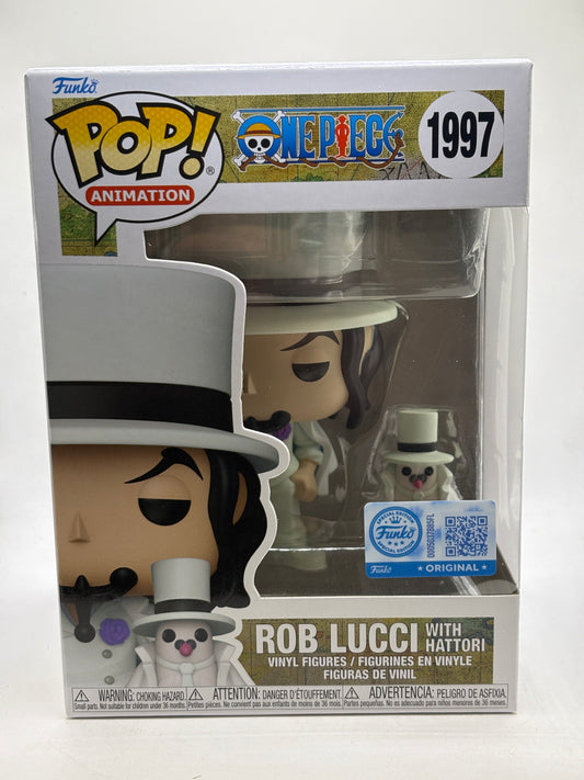 Funko POP! Animation One Piece #1997 Rob Lucci with Hattori Vinyl Figure