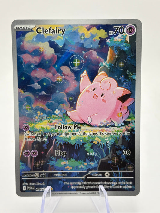 Pokemon TCG Perfect Order - Clefairy 094/088 Illustration Rare NM FRENLY BRICKS - Open 7 Days
