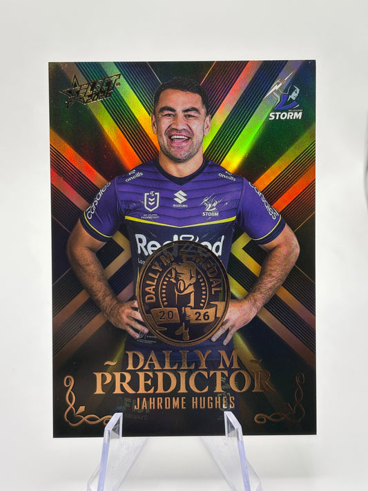 2026 NRL Select League Heroes Dally M Gold Predictor Jahrome Hughes Storm #12 FRENLY BRICKS - Open 7 Days