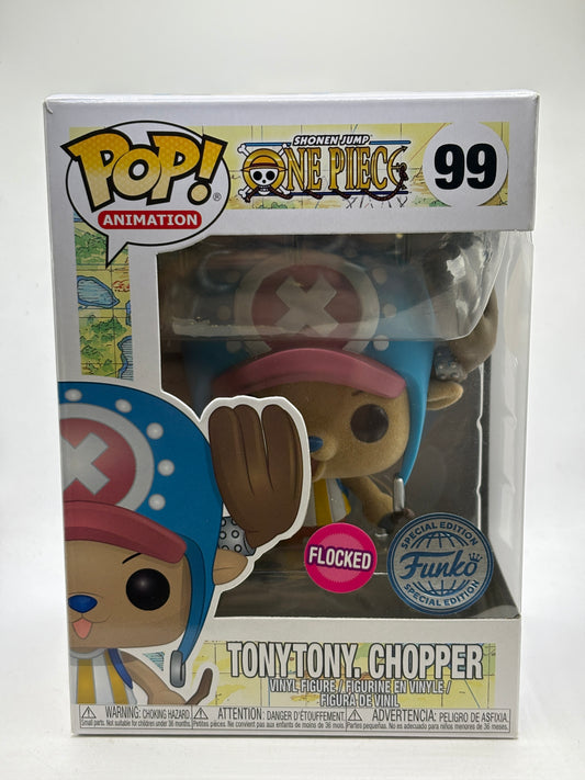 Funko POP! Animation One Piece #99 Tonytony. Chopper Flocked Special Edition (1)
