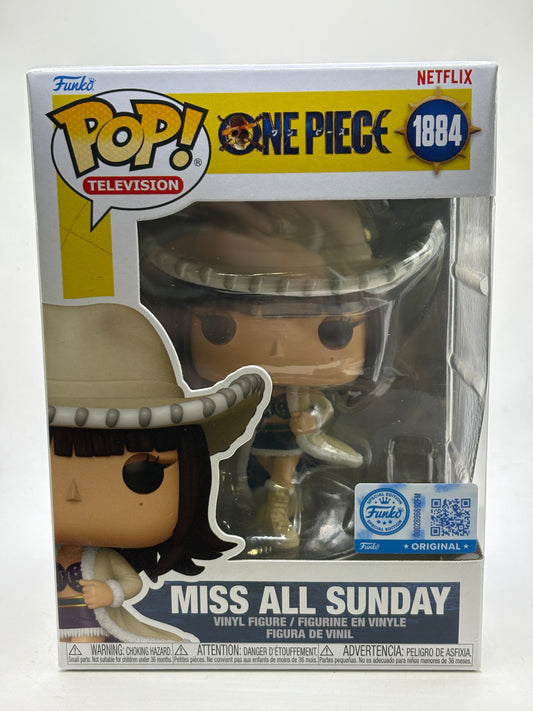 Funko POP! Television One Piece #1884 Miss All Sunday Vinyl Figure