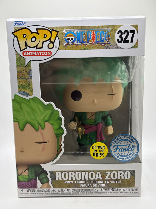 Funko POP! Animation One Piece #327 Roronoa Zoro Glow Special Edition