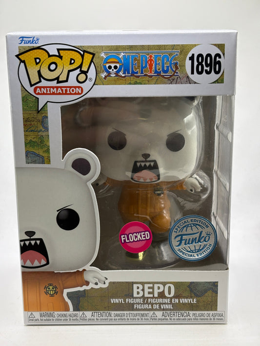 Funko POP! Animation One Piece #1896 Bepo Flocked Special Edition