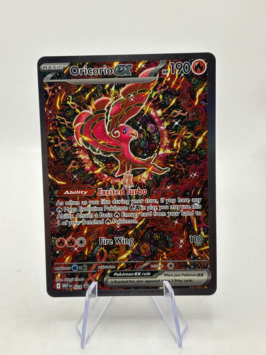 Pokemon TCG MEP Promos - Oricorio EX MEP024 Black Star Special Illustration NM FRENLY BRICKS - Open 7 Days