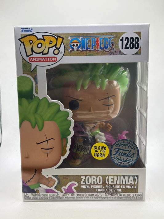 Funko POP! Animation One Piece #1288 Zoro (Enma) Glow Special Edition