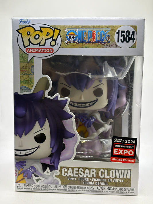 Funko POP! Animation One Piece #1584 Caesar Clown 2024 Entertainment Expo (1)