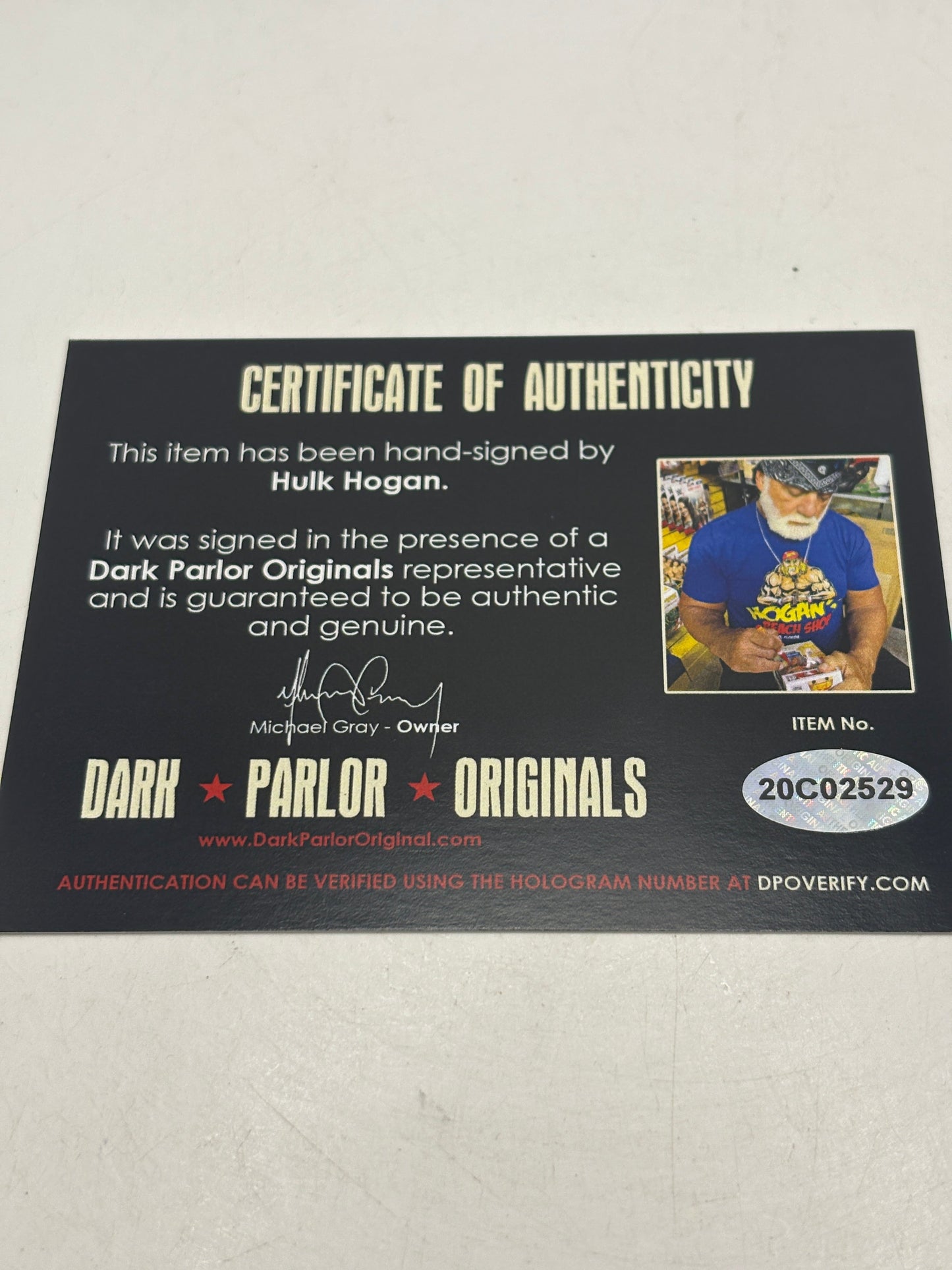 Funko POP! WWE Hulk Hogan Signed Autographed #71 with DPO COA FRENLY BRICKS - Open 7 Days