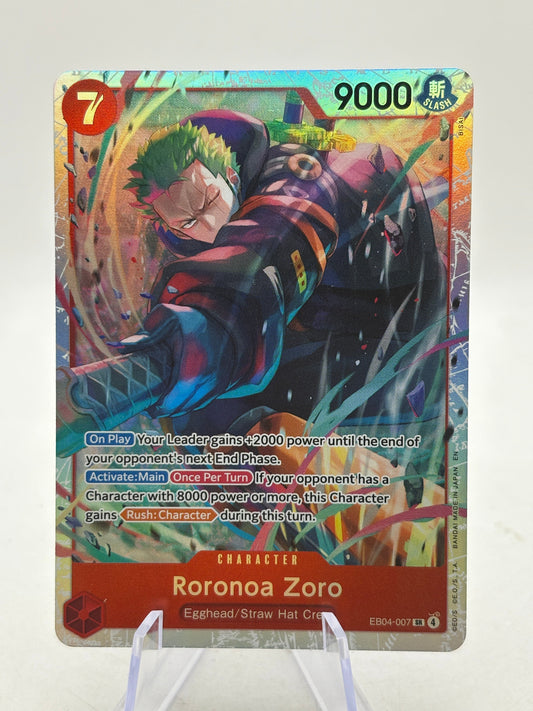 One Piece Roronoa Zoro EB04-007 Adventure on Kami's Island Foil FRENLY BRICKS - Open 7 Days