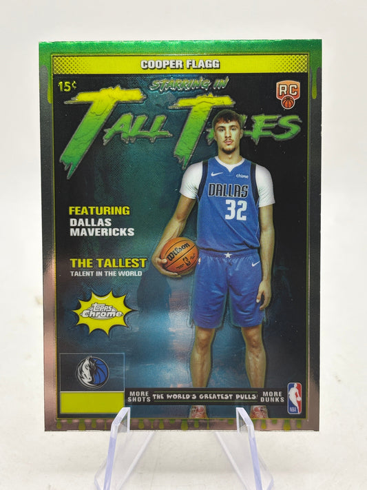 2025-26 Topps Chrome #TT-16 Tall Tales Cooper Flagg Rookie FRENLY BRICKS - Open 7 Days