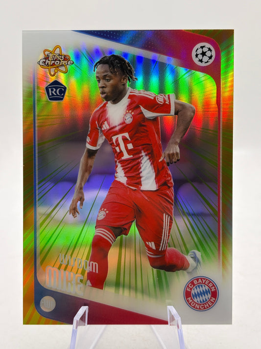 2025-26 Topps Chrome UEFA Wisdom Mike Radiating Rookies SSP Rookie RC SSP #88 FRENLY BRICKS - Open 7 Days