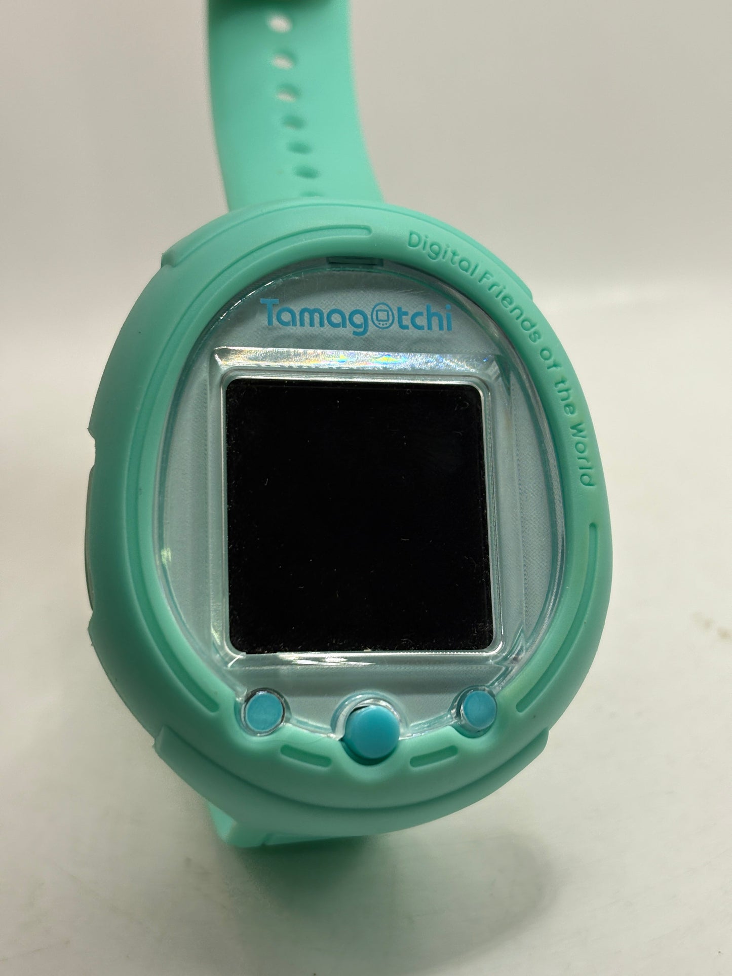 Bandai Tamagotchi Smart Mintblue Virtual Pet Bracelet 2021 Watch LOOSE FRENLY BRICKS - Open 7 Days