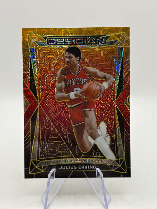 2023-24 Panini Obsidian Basketball #61 Julius Erving 04/10 Mojo