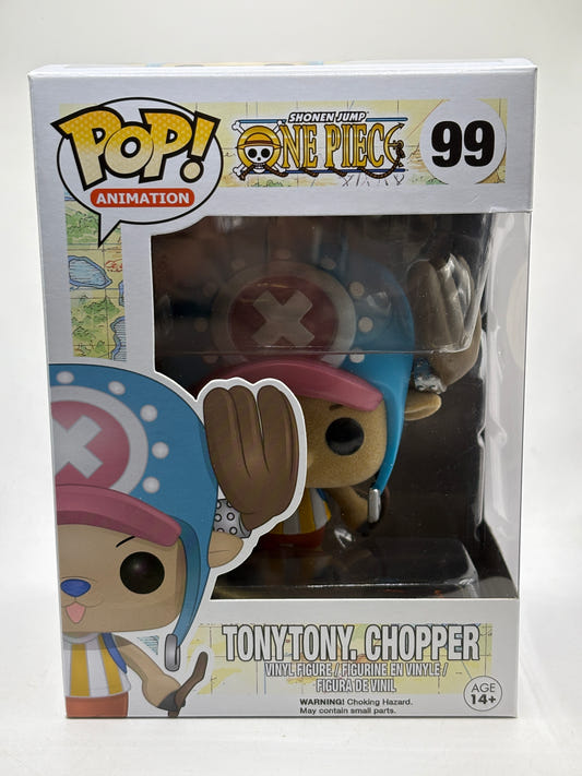Funko Pop! One Piece Tony Tony Chopper #99 2016 Funimation Flocked JJL 160504