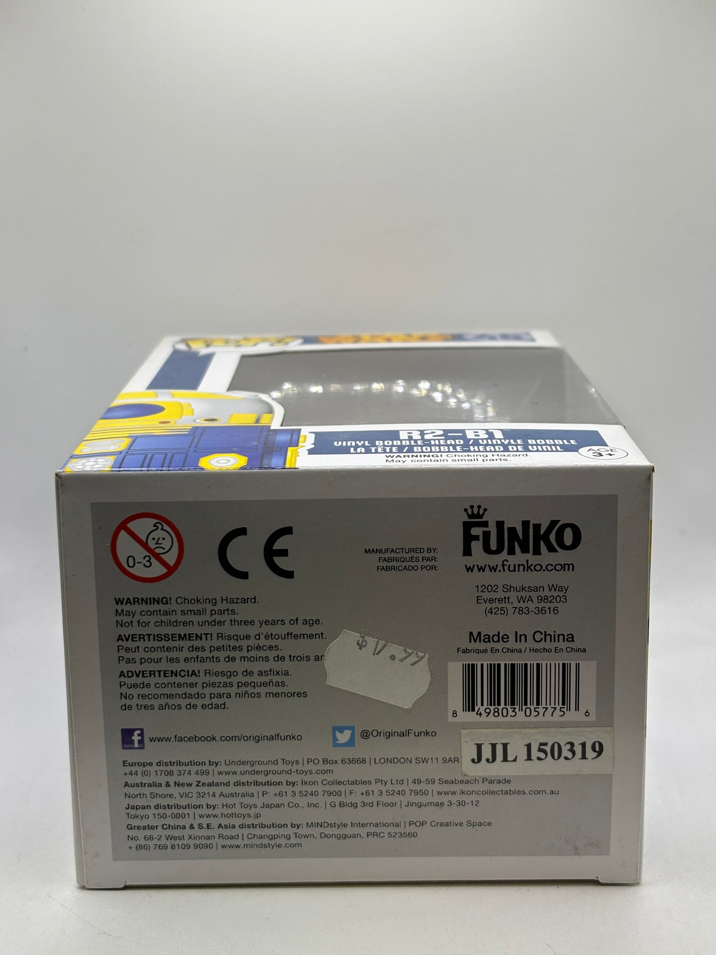 Funko POP! Star Wars #45 R2-B1 Vinyl Bobble-Head Blue Box