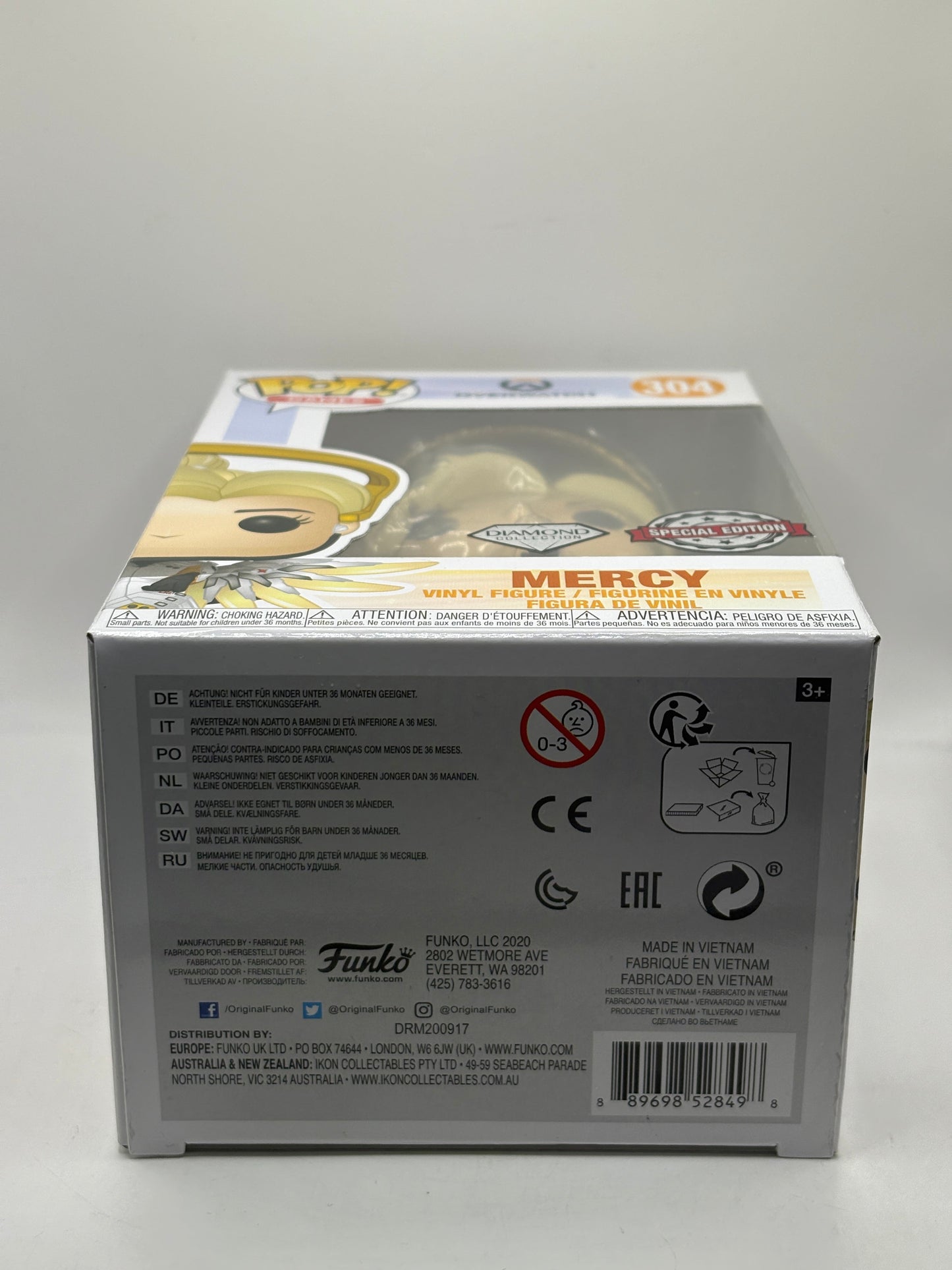 Funko POP! Games Overwatch #304 Mercy Diamond Special Edition Vinyl Figure FRENLY BRICKS - Open 7 Days
