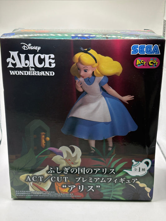 Disney ACT/CUT Premium Figure Alice in Wonderland Alice Sega Prize Japan FRENLY BRICKS - Open 7 Days