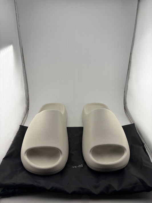 Adidas YEEZY Slides - YS-01 Cream Size US 11 Sandals FRENLY BRICKS - Open 7 Days