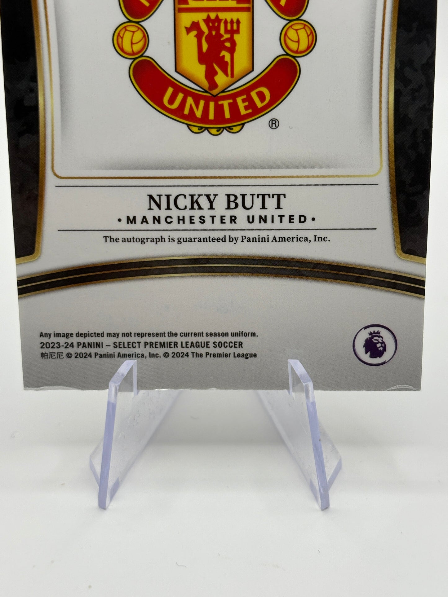 2023-24 Panini Select Premier League - Nicky Butt Auto Peacock FRENLY BRICKS - Open 7 Days