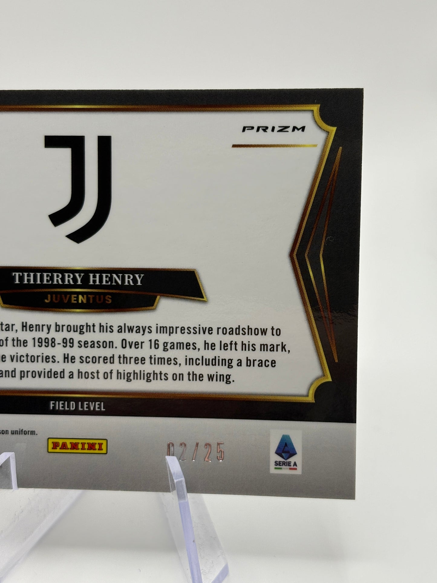 2024-25 Panini Select Serie A Thierry Henry #248 Multi Color Prizm /25 FRENLY BRICKS - Open 7 Days