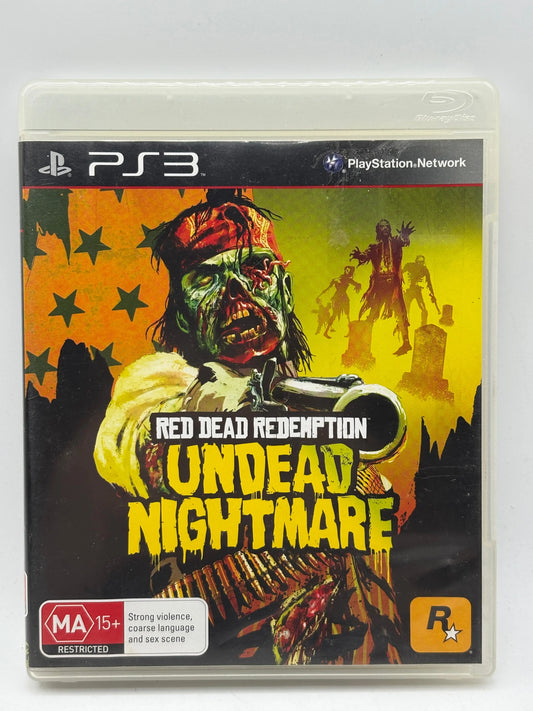Playstation 3 Red Dead Redemption Undead Nightmare Video Game with Manual FRENLY BRICKS - Open 7 Days