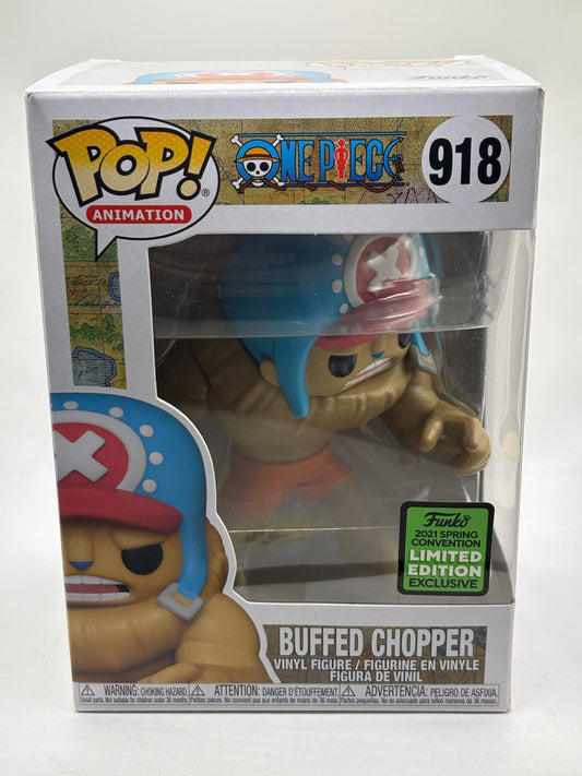 Funko POP! Animation One Piece #918 Buffed Chopper 2021 Spring Con Limited FRENLY BRICKS - Open 7 Days