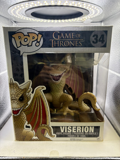Funko POP! Game of Thrones #34 Viserion Vinyl Figure Box DMG