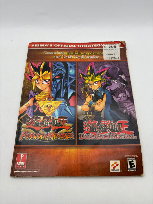 2001 YU-GI-OH DARK DUEL STORIES GBC FORBIDDEN MEMORIES PSX Prima Game Guide FRENLY BRICKS - Open 7 Days