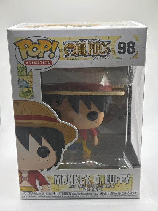 Funko POP! Animation One Piece #98 Monkey D Luffy Vinyl Figure FRENLY BRICKS - Open 7 Days