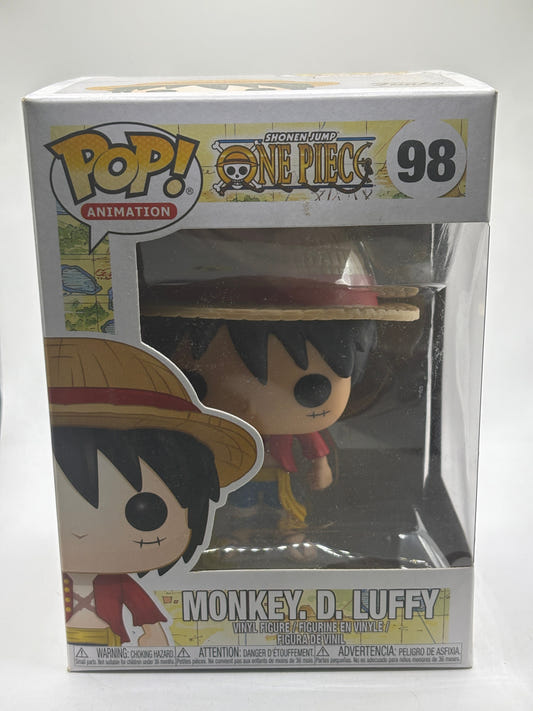 Funko POP! Animation One Piece #98 Monkey D Luffy Vinyl Figure FRENLY BRICKS - Open 7 Days