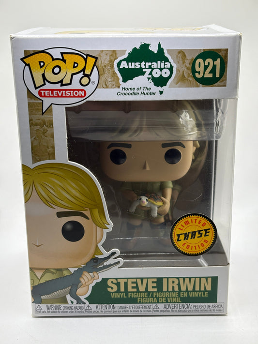 Funko POP! Television Australia Zoo #921 Steve Irwin Limited Chase FRENLY BRICKS - Open 7 Days