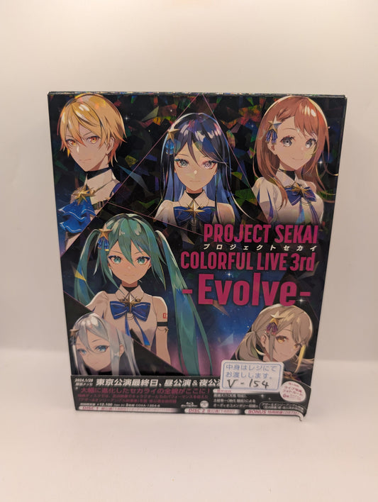 New Project SEKAI COLORFUL LIVE 3rd Evolve First Limited Edition 3 Blu-ray Japan FRENLY BRICKS - Open 7 Days