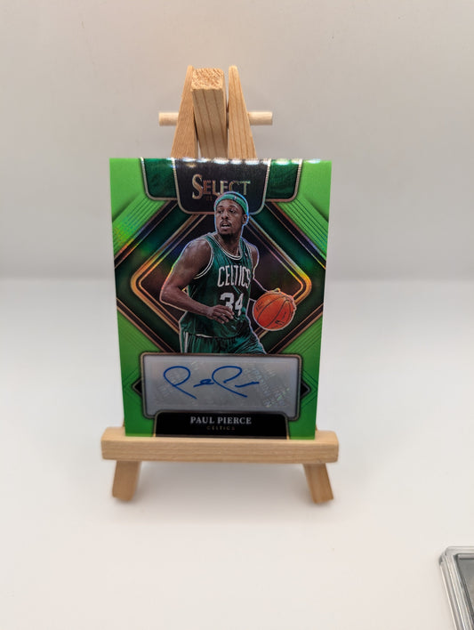 2021 Panini Select Signatures Neon Green Prizm /99 Paul Pierce #SG-PPC Auto HOF FRENLY BRICKS - Open 7 Days